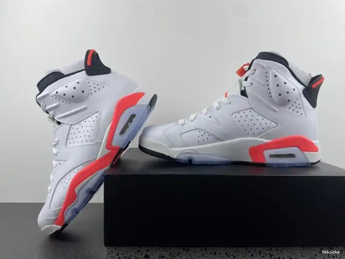 Rep TBK 384664-123 (2014) Infrared White Retro Jordan 6 0519